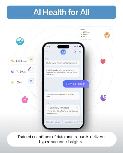 Ultra-Thin AI Smart Ring, RingConn