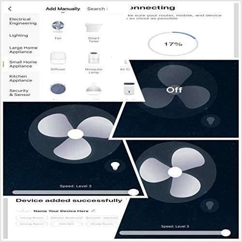 Universal Ceiling Fan Light Remote Control Kit — Smart Fan, QIACHIP