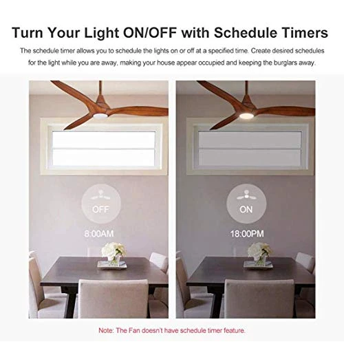 Universal Ceiling Fan Light Remote Control Kit — Smart Fan, QIACHIP