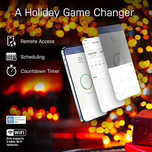 WiFi Smart Outlet Plug — Smart Plug, Feit Electric