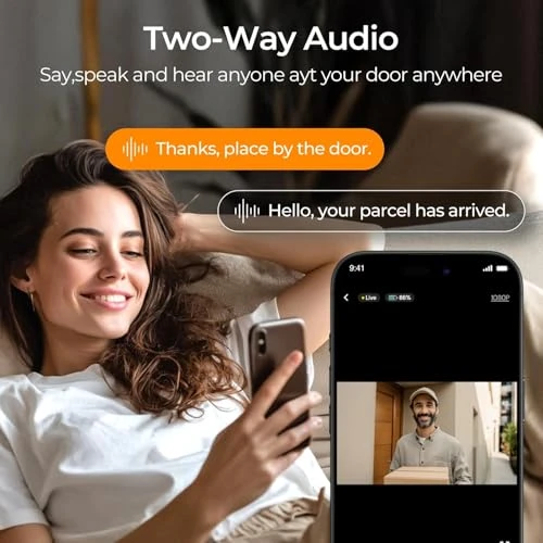 Doorbell Camera Wireless with Chime — Video Doorbell, anyfree