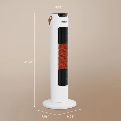 Electric Space Heater with Remote and App Control, ROVSUN