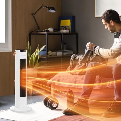 Electric Space Heater with Remote and App Control, ROVSUN