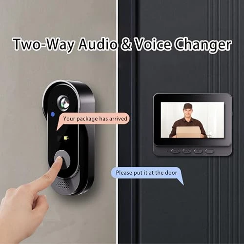 Outdoor Video Doorbell Camera with Screen — Video Doorbell, ZIG1