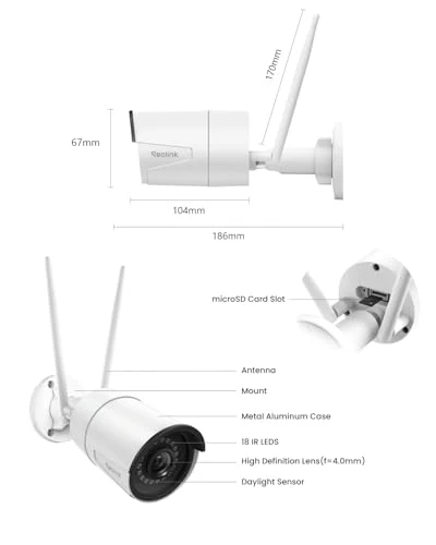 Plug-in Outdoor WiFi Security Camera — Security Camera, Reolink