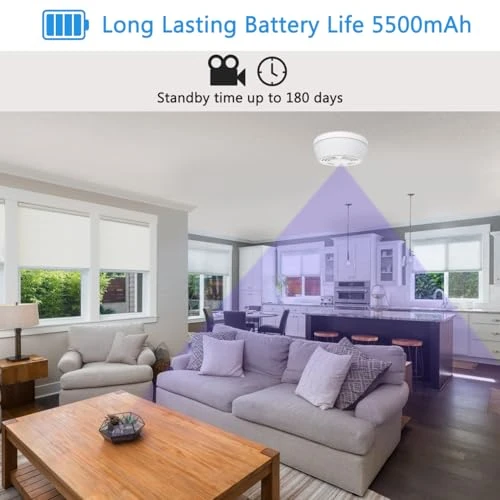 Security Camera with Smoke Detector — Security Camera, WNAT