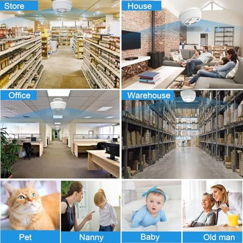 Security Camera with Smoke Detector — Security Camera, WNAT