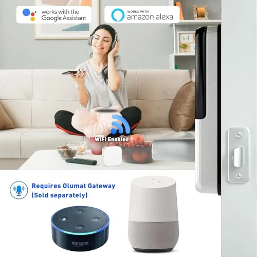 Smart Lock with Handle — Smart Lock, OLUMAT