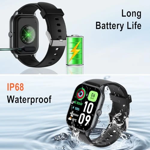 Smart Watch with Bluetooth Calling and Fitness Tracking — Smart Watch, ISKOVI