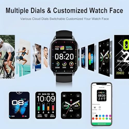 Smart Watch with Bluetooth Calling and Fitness Tracking — Smart Watch, ISKOVI