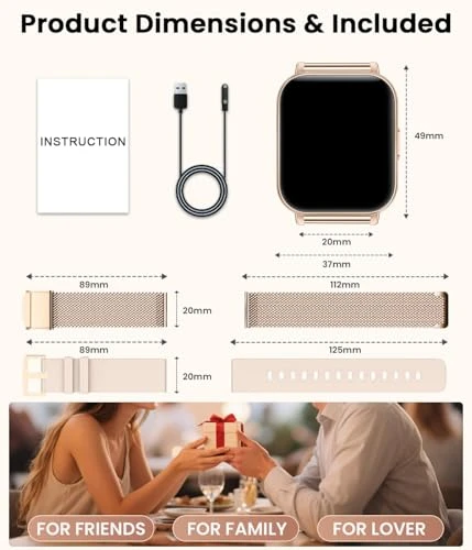 Smart Watch with Large Battery and Health Tracking — Smart Watch, Fitoncloud