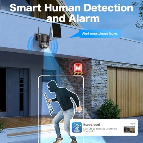 Solar Security Camera Wireless Outdoor — Security Camera, Seeborder