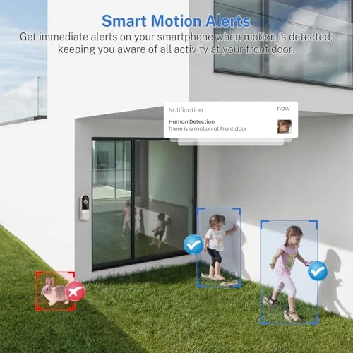WiFi Video Doorbell Camera with Human Detection — Video Doorbell, NariOrbi