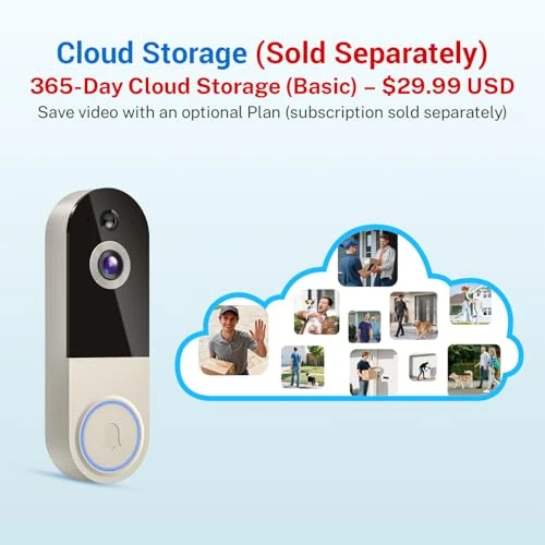 Wireless Doorbell Camera — Video Doorbell, MeshSear