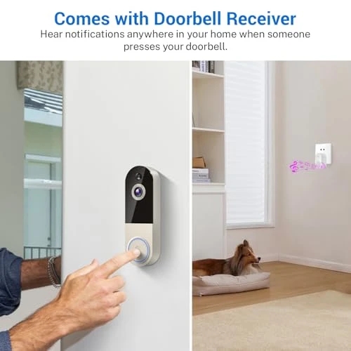Wireless Doorbell Camera — Video Doorbell, MeshSear