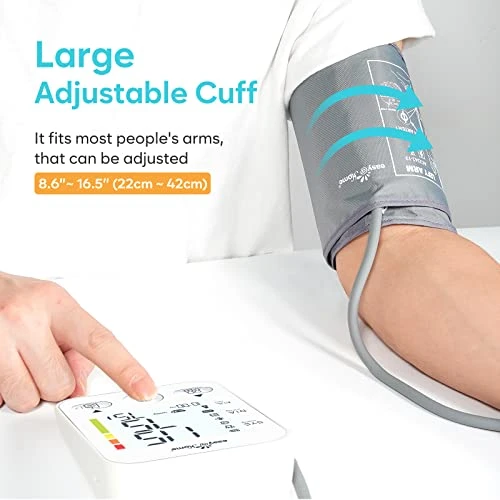 Blood Pressure Monitor with Large Cuff — Blood Pressure Monitor, Easy@Home