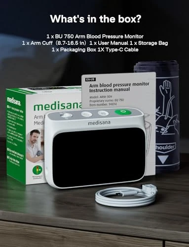 Cordless Arm Blood Pressure Monitor — Blood Pressure Monitor, Medisana