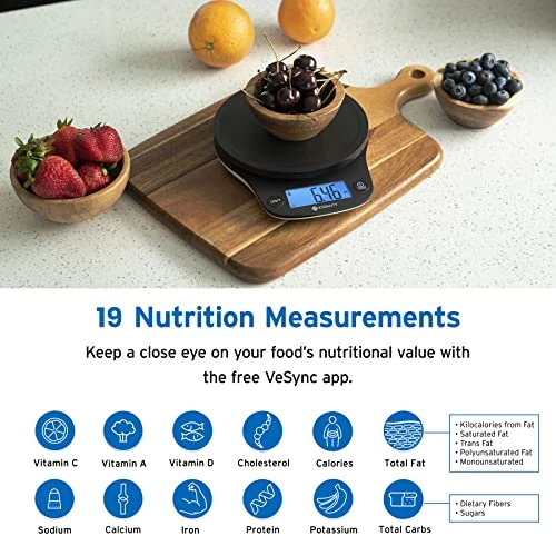 Nutrition Smart Food Kitchen Scale — Smart Scale, Etekcity