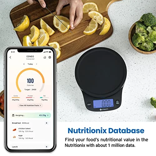 Nutrition Smart Food Kitchen Scale — Smart Scale, Etekcity