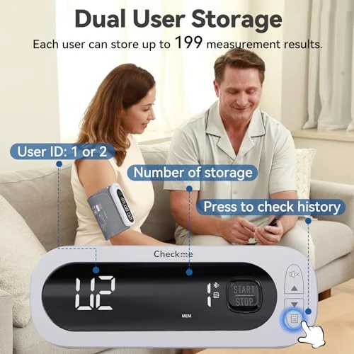 Rechargeable Blood Pressure Monitor — Blood Pressure Monitor, Checkme