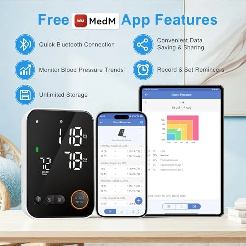 Upper Arm Blood Pressure Monitor — Blood Pressure Monitor, Oklar