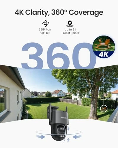4K Wired WiFi Outdoor Camera — Security Camera, Reolink