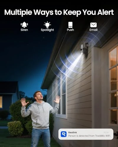 4K Wired WiFi Outdoor Camera — Security Camera, Reolink