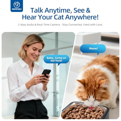 Automatic Pet Feeder with Camera and Two-Way Audio — Automatic Pet Feeder, PAPIFEED