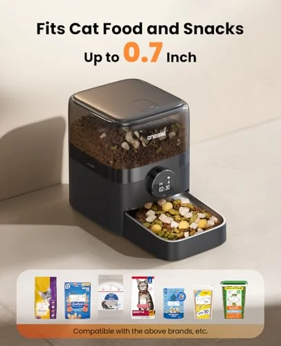 Cordless WiFi Automatic Cat Feeder — Automatic Pet Feeder, oneisall