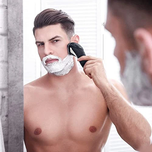 Electric Shaver Rotary Razor Beard Trimmer, Hatteker