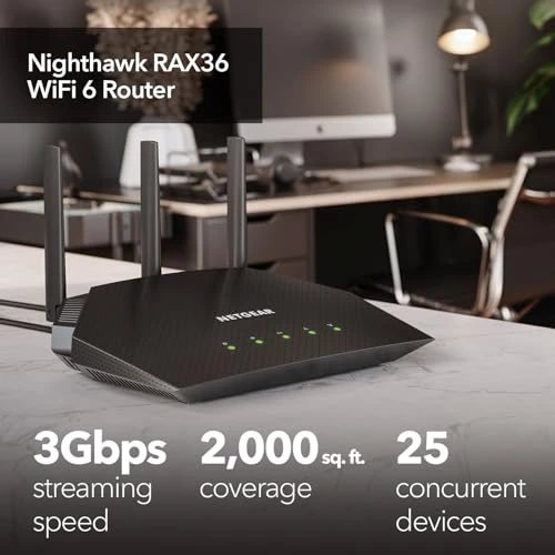 Nighthawk WiFi 6 Router, NETGEAR