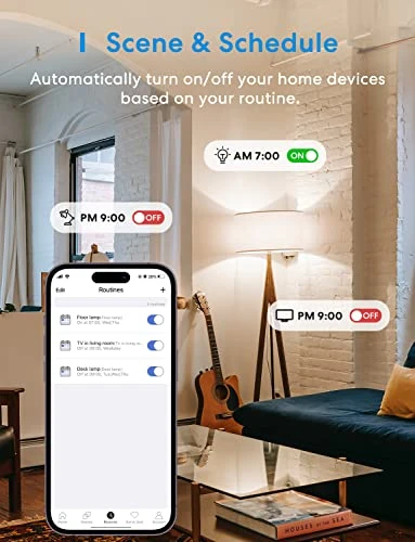 Smart Power Strip with 4 Outlets and 4 USB Ports — Smart Plug, meross