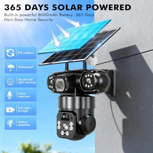 Solar Security Camera Outdoor Wireless — Security Camera, KEPEAK