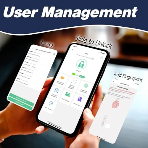 Chain Lock with Key, eLinkSmart