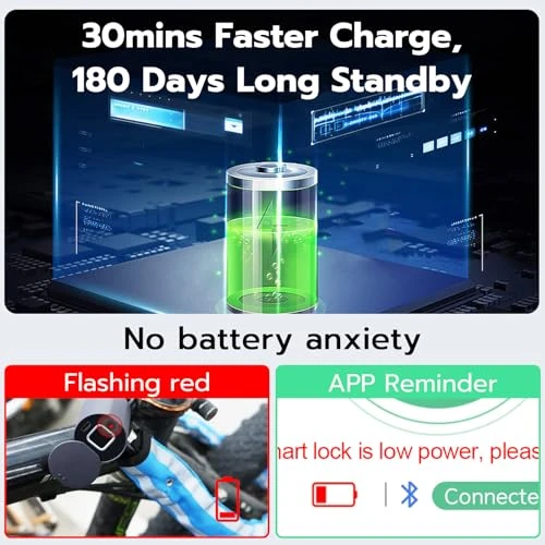 Fingerprint Bike Chain Lock, Dhiedas