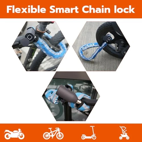 Fingerprint Bike Chain Lock, Dhiedas