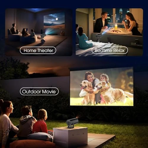 Mini Projector with WiFi and Bluetooth Built-in Apps — Smart Projector, Gaimoo