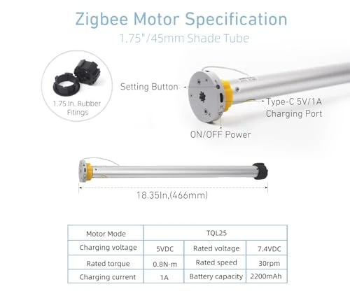 Smart Blind Motor Kit, HUIYEETEX