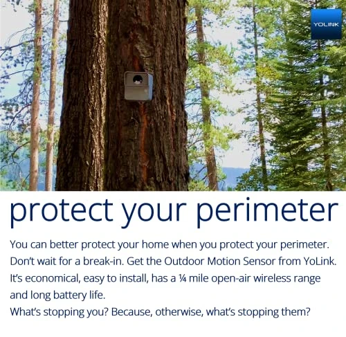 Smart Outdoor Motion Detector Sensor, YoLink