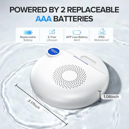 WiFi Water Leak Detector, Nuleto