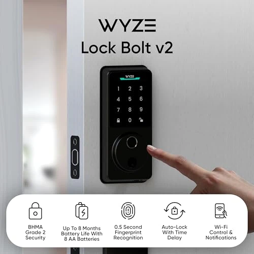 Auto-Lock Bolt Fingerprint Keyless Entry Smart Lock — Smart Lock, Wyze