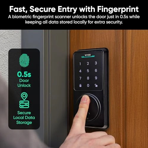 Auto-Lock Bolt Fingerprint Keyless Entry Smart Lock — Smart Lock, Wyze