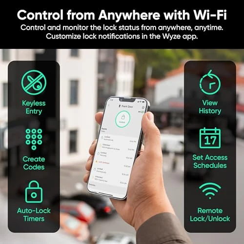 Auto-Lock Bolt Fingerprint Keyless Entry Smart Lock — Smart Lock, Wyze