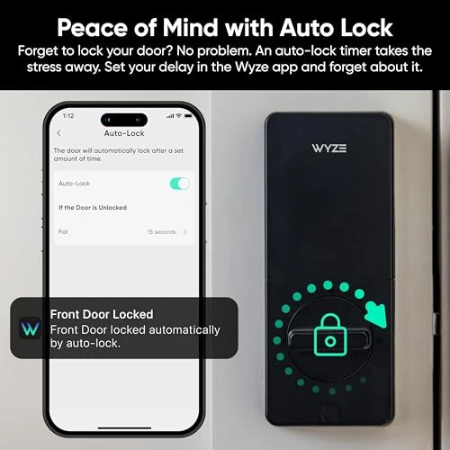 Auto-Lock Bolt Fingerprint Keyless Entry Smart Lock — Smart Lock, Wyze