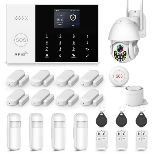 Home Alarm System with HD Security Camera, PGST