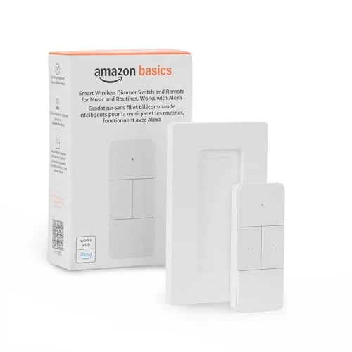Smart Dimmer Switch and Remote, Amazon Basics