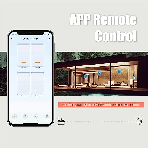 Smart Double Light Switch — Smart Switch, MOES