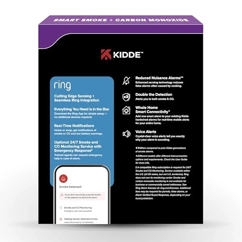 Smart Smoke and Carbon Monoxide Detector, Kidde