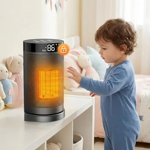 Smart WiFi Space Heater with Digital Display, NUTROMO