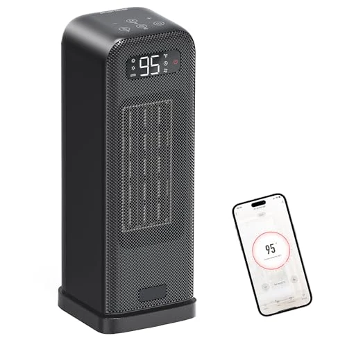 Space Heater with Thermostat, Smart and Voice Control, MORENTO